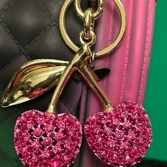 3 am USA Mix Tone Jelly Textured Crossbody Bag Approx. w/Charm 10 x 7 x 3.5 - Picture 17 of 17